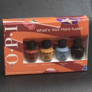 OPI Nail Lacquer Polish 4 Piece Mini Set